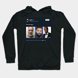 the big three drake meme 2024 Hoodie